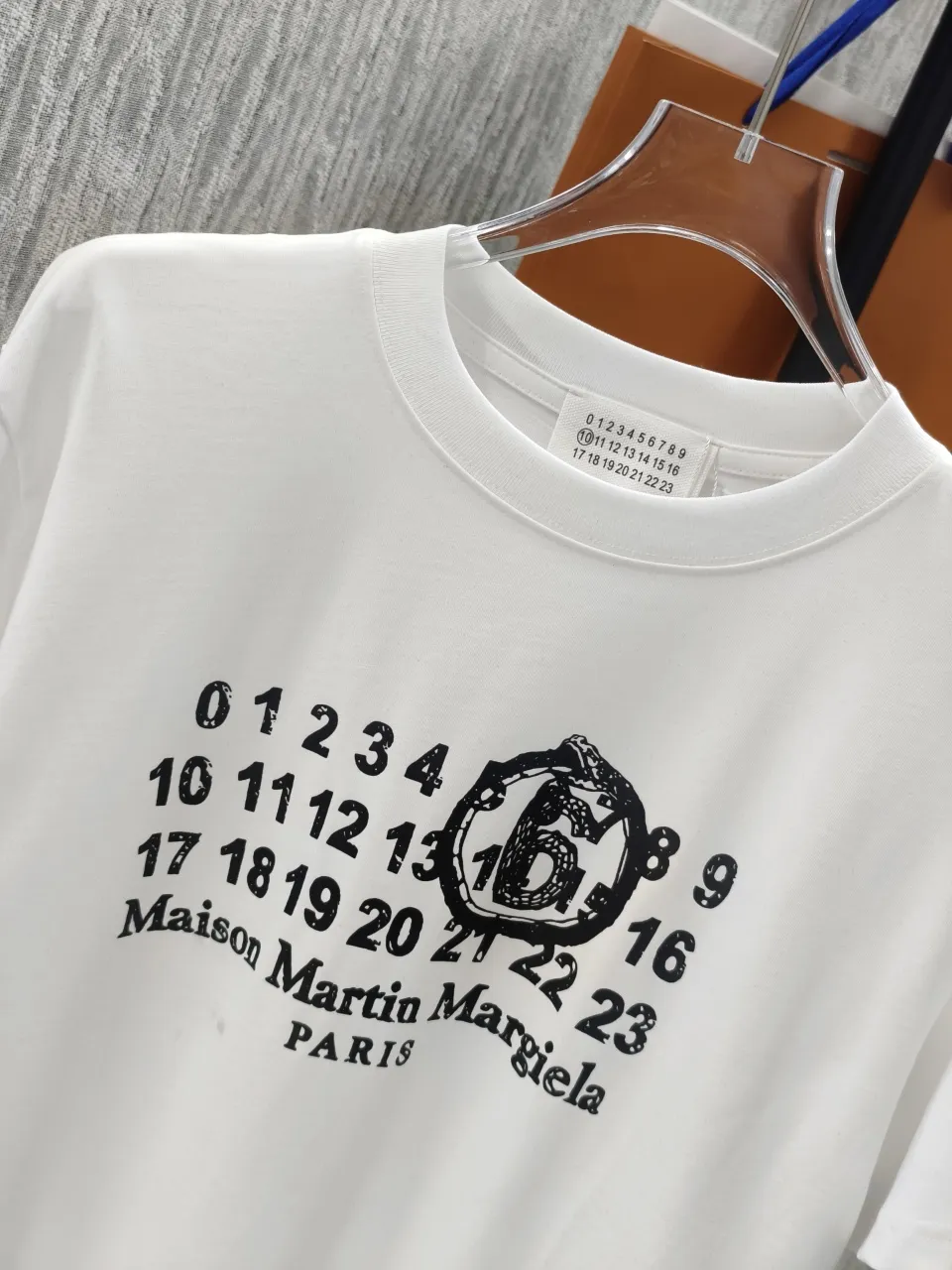 P80🌈🌈 MM 6/ New Arrival logo -【 32 】 - 320G 🔥 Logo ， - ：Black White - Size：S M L XL XXL - : ，os ， Same Style， Quality - Same Style